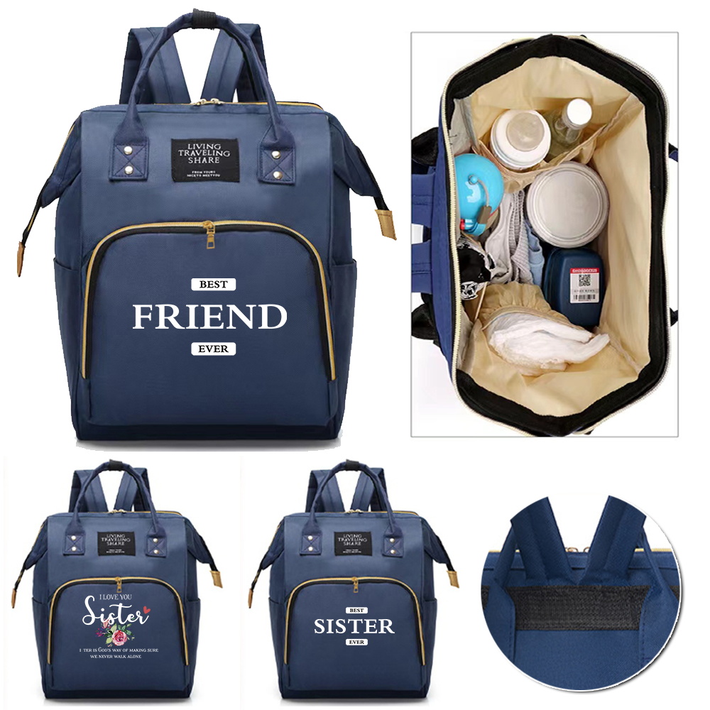 Backpack Diaper Bag - Ruime luiertas, mummy rugzak, babyverzorgingsorganizer, print,