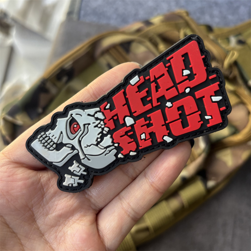 Militaire 'HEAD SHOT' PVC-patc - Urban Backpack Tactical recensie en prijs