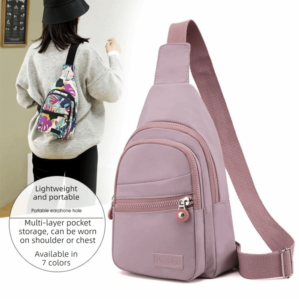 Nylon dames borsttas waterdich - Sling Backpack Shoulder recensie en prijs