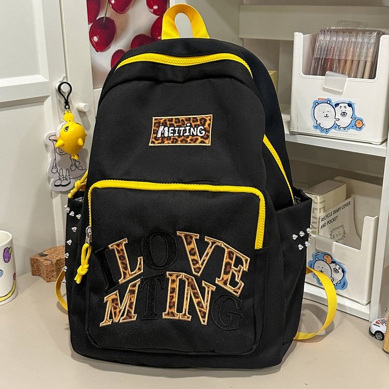 Y2K grijze rugzak voor dames,  - School Backpack Teen recensie en prijs