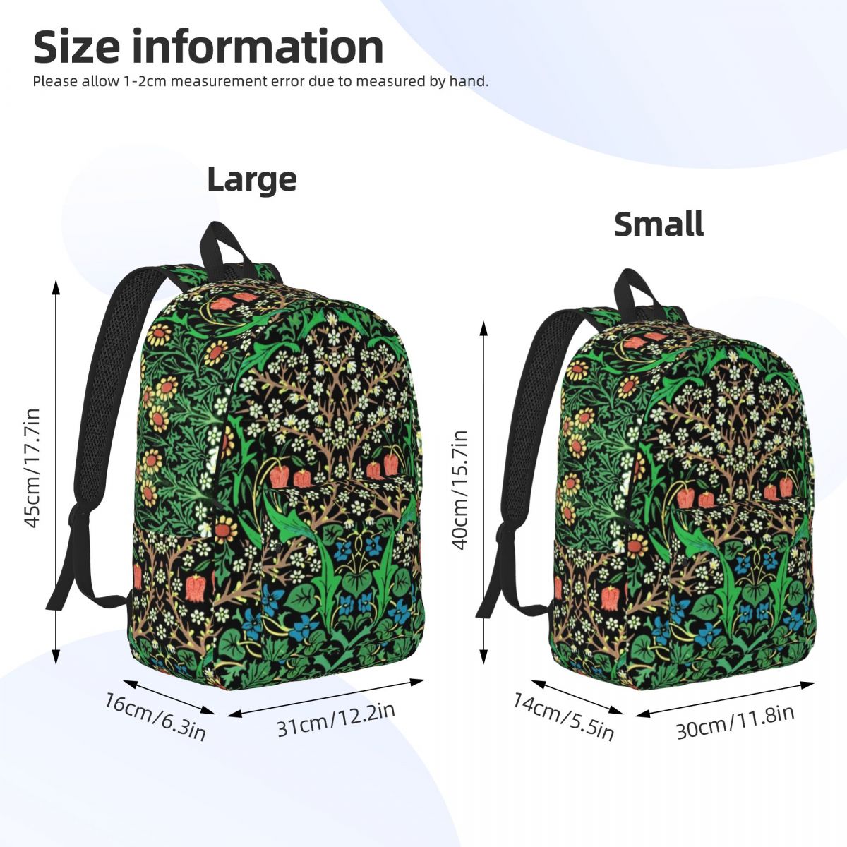 William Morris Rugzak Jacobean - School Backpack Teen recensie en prijs